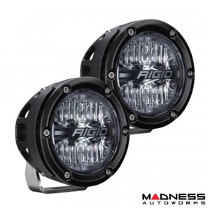 Ford Bronco A Pillar Light Kit - Rigid Industries - 360 Spot + 360 Drive 